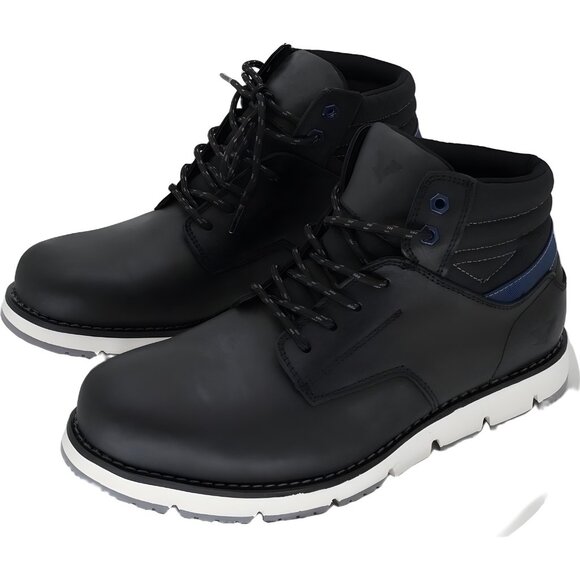 Territory Bridger Black Ankle Boots Rugged Lace-Up Men's US 11W - Picture 2 of 6